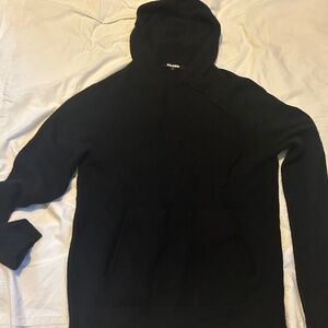 Baldwin Men's Merino Cashmere Blend Pullover Hooded Sweater / L